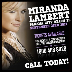 miranda lambert panama city beach