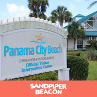 panama city beach sign
