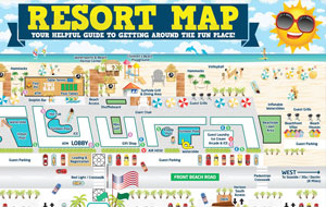 Sandpiper Beacon Beach Resort Map