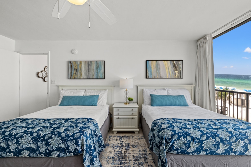 Oceanfront Condo in Panama City Beach Florida with Two Beds
