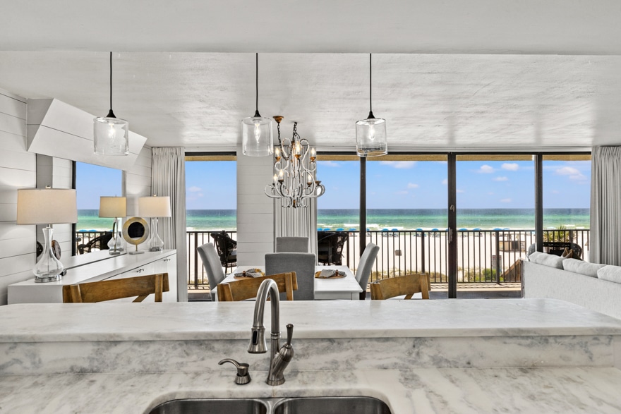 Oceanfront Views from Condo in Panama City Beach Florida