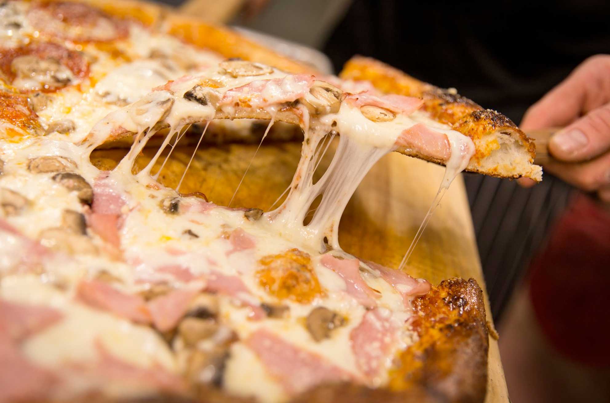 Pizza from Sandpiper Beacon Beach Hotel Restaurant