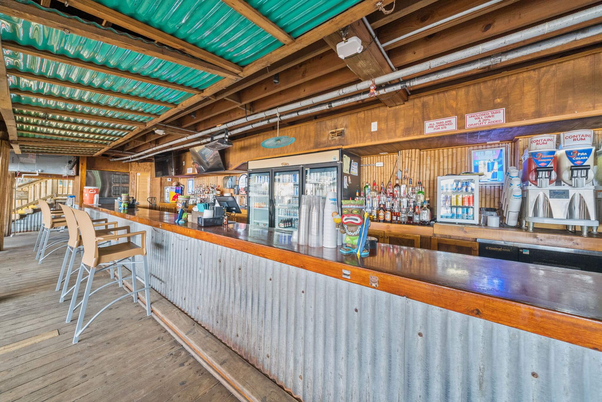 Tiki Bar At Panama City Beach, Florida