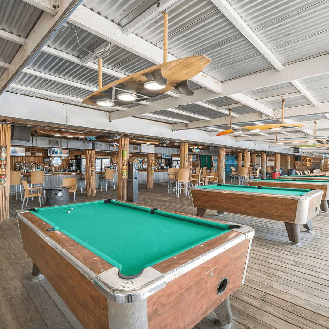 Pool Tables at Panama City Beach Hotel