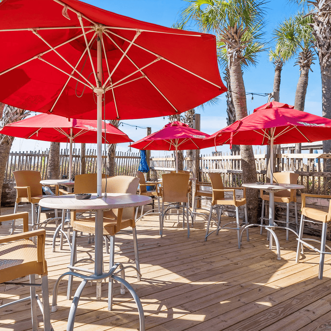 Sandpiper Beacon's Beachfront Tiki Bar at Panama City Beach