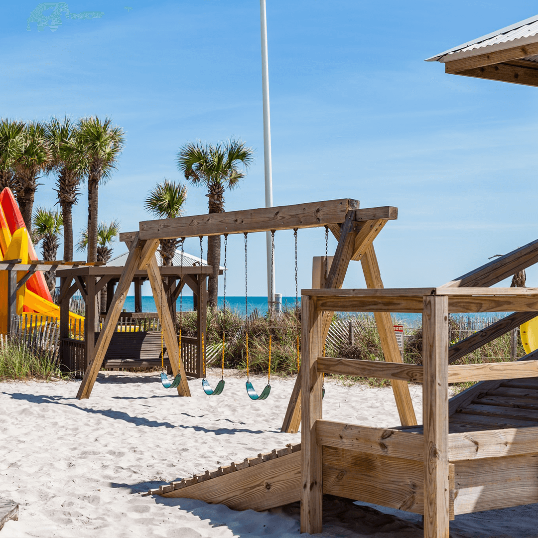 Beachfront Children's Playground at Panama City Beach Hotel