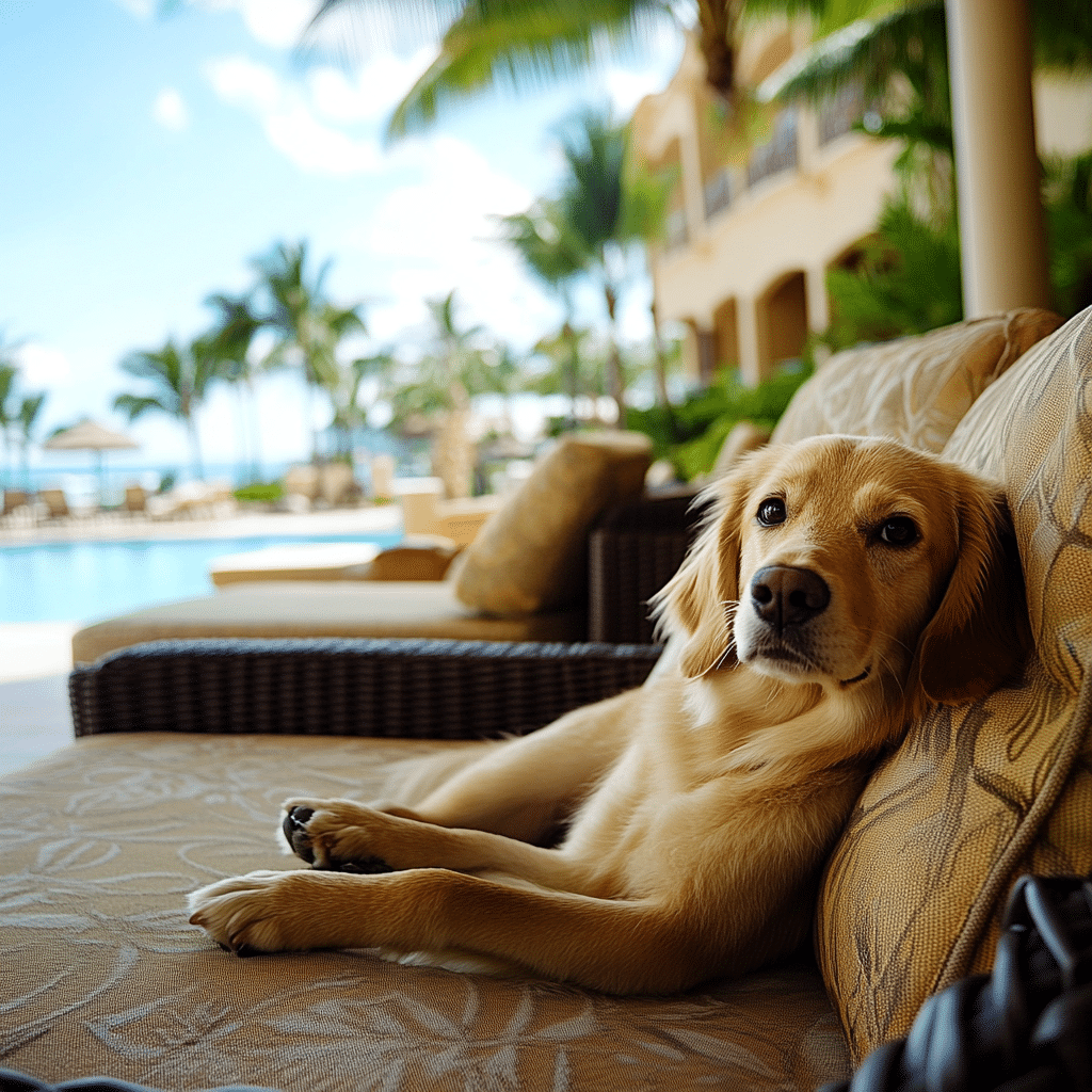 Dog at Resort at PCB