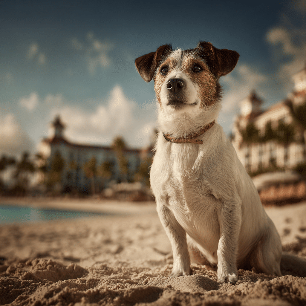 Dog at Panama City Beach